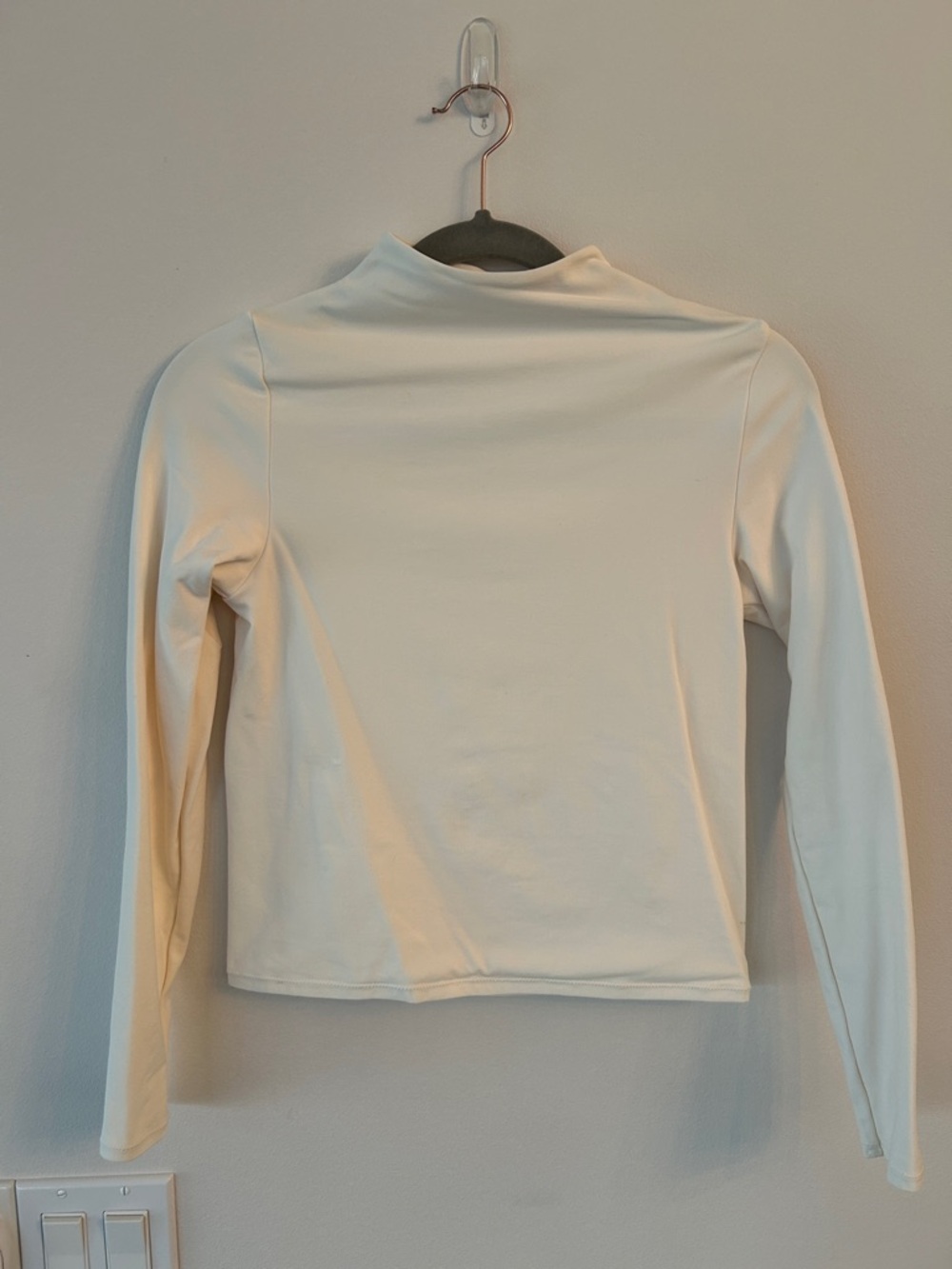 Fabletics Cream Long Sleeve Top